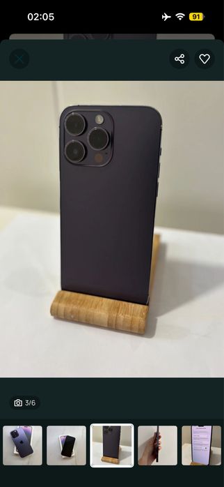 Iphone 14 pro czarny 256GB 87% kondycji