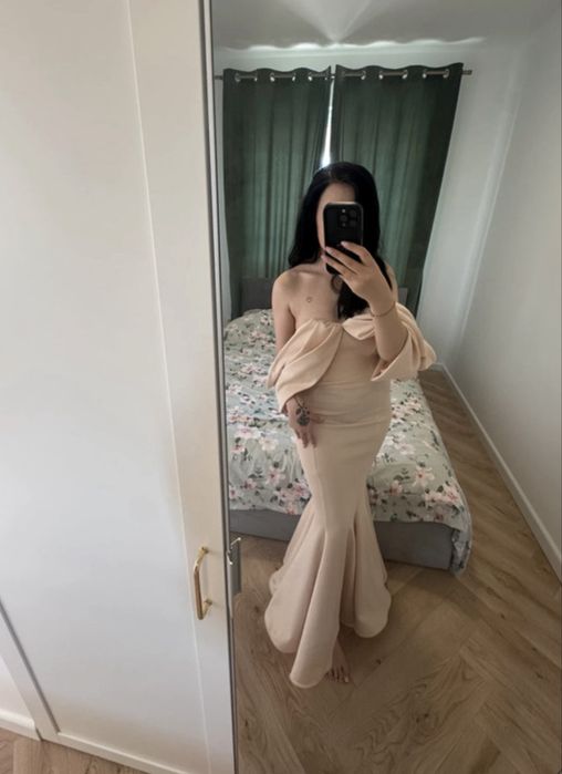 Sukienka maxi rybka ASOS xs