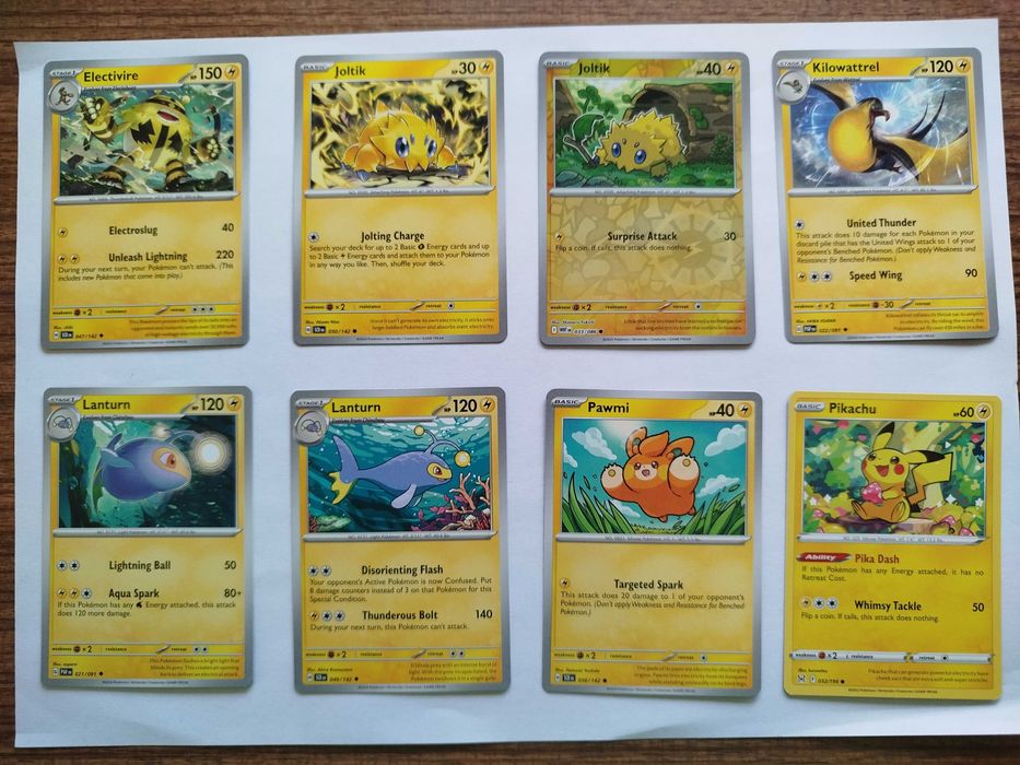 Cartas Pokémon TCG P 1.2
