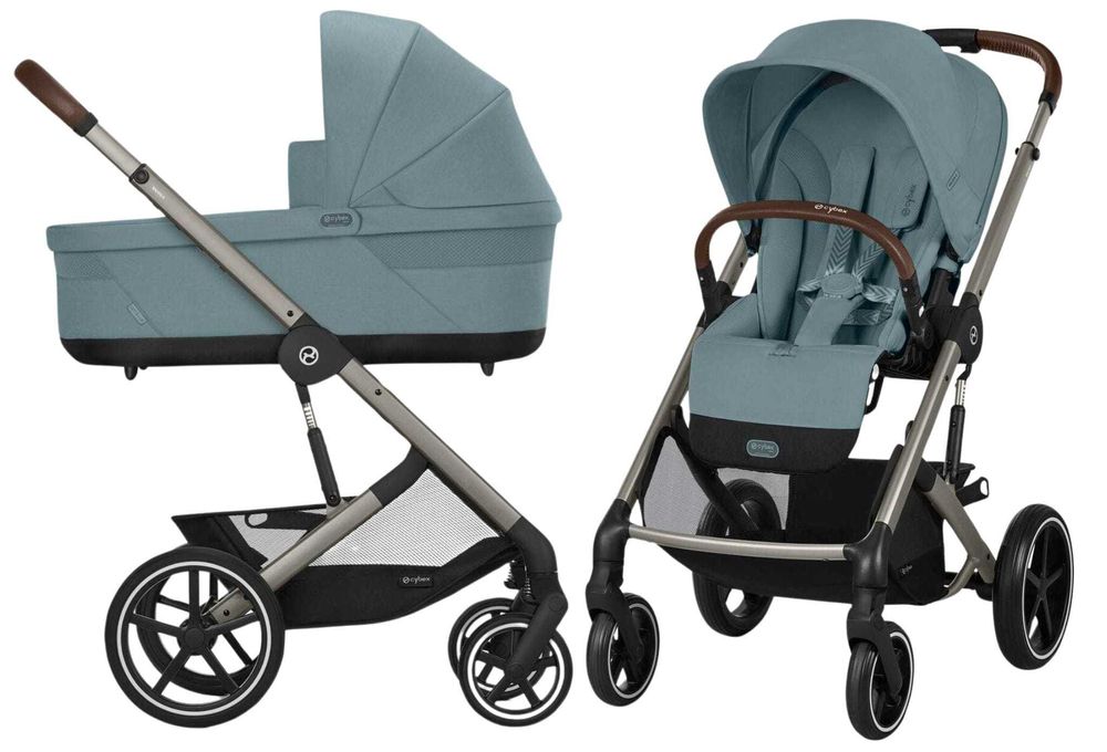 CYBEX BALIOS S LUX wózek 2w1 |Stormy Blue | kol 2025 folia i adaptery