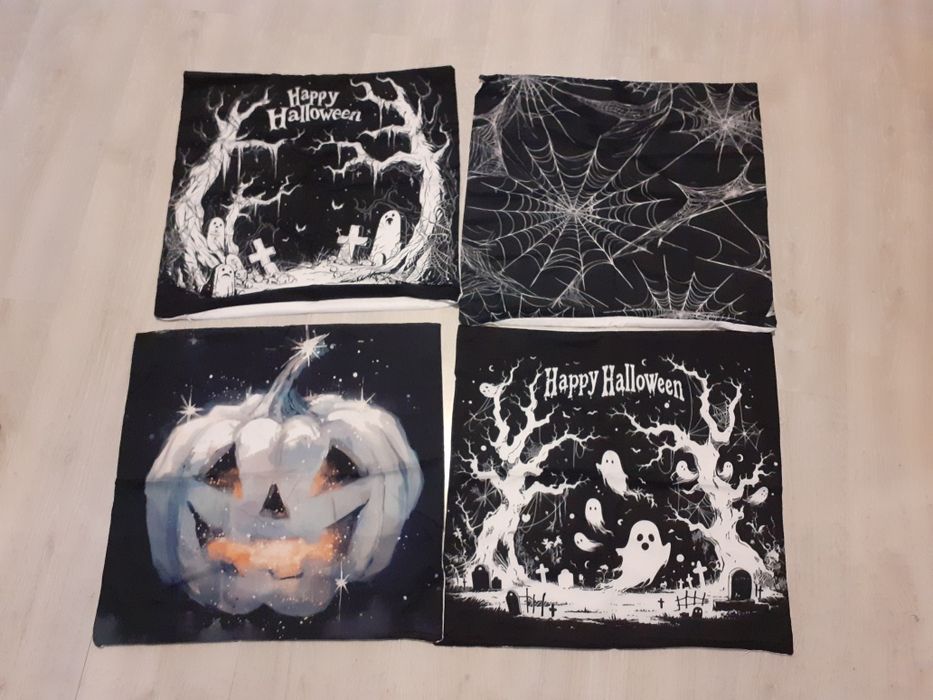 4 poszewki na Halloween