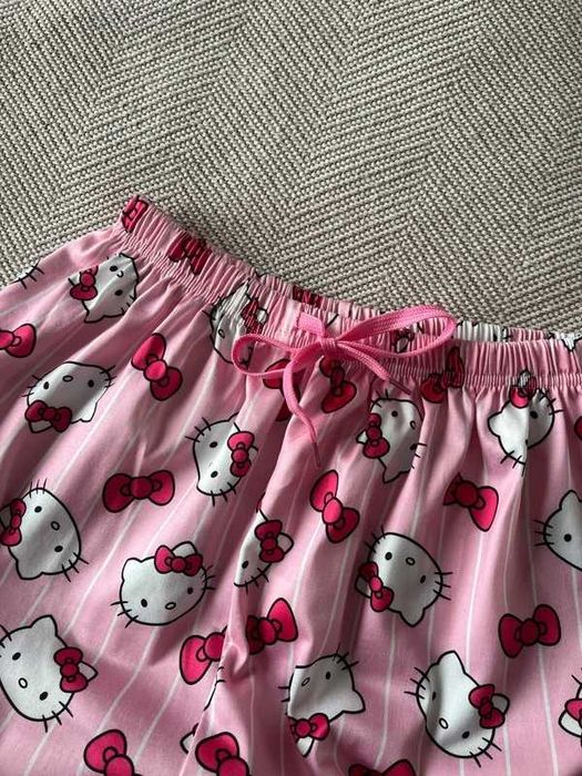 Spodnie do spania Hello Kitty piżama S / M pink coquette y2k sleepwear