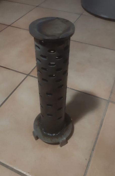 Rura wezyra / Rura do pieca, kotła na drewno lub węgiel, średnica 48mm