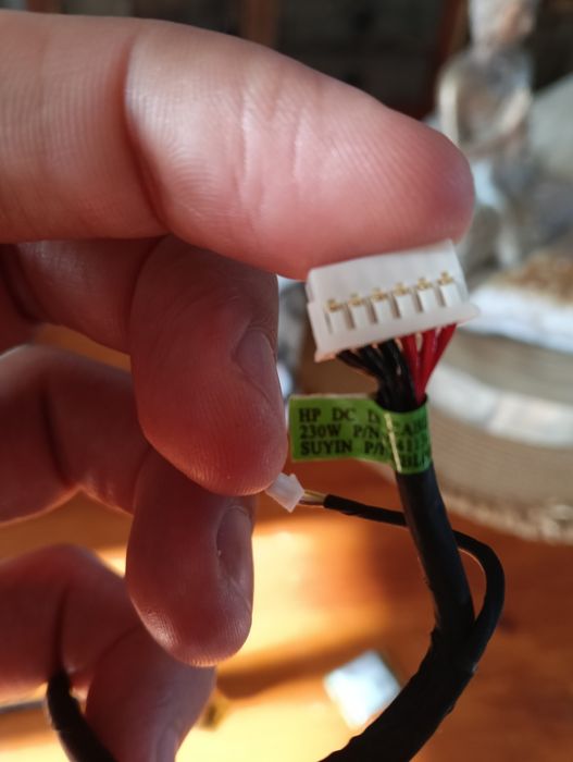Cabos DC Jack de alimentação para HP Omen 17-an113ns.
