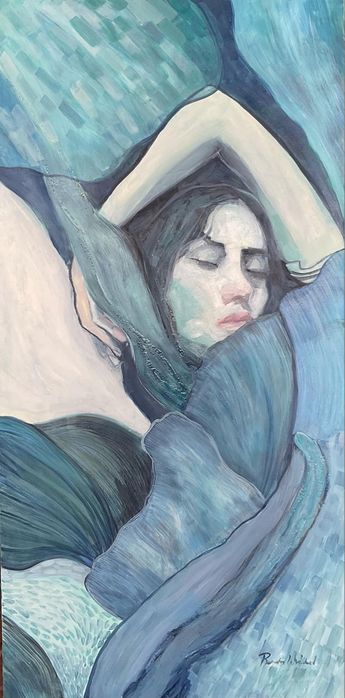 Obraz olejny „Folga” 70x140 cm