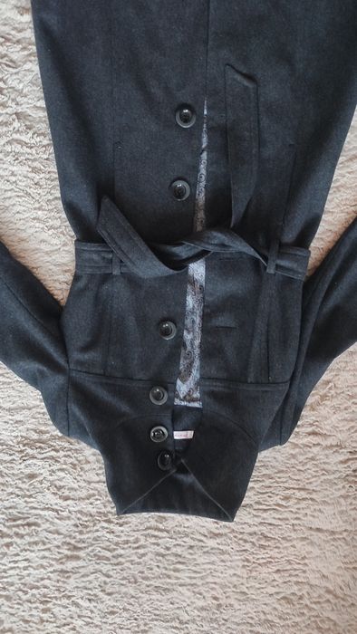 Nowy płaszcz Orsay na jesień szary damski elegancki roz.38