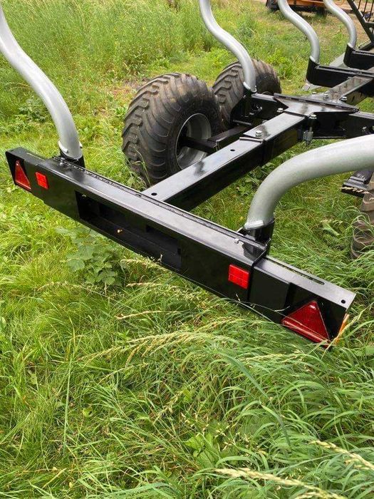 Przyczepa leśna do zrywki drewna nowa HYDMAX H95K z żurawiem V6500