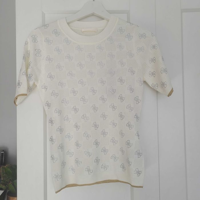 Swaterek Guess nowy ecru S/M
