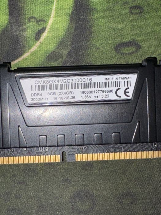 Pamięć RAM corsair vengeance DDR4 3000MHz 2x4gb