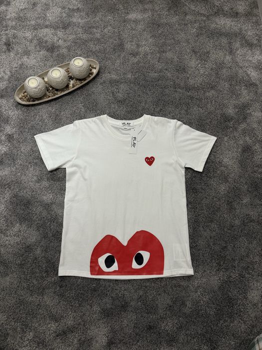 T-shirt CDG “Half Heart” White