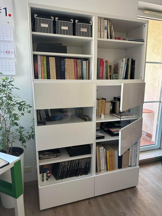 Witryna / regał z nadstawką Ikea