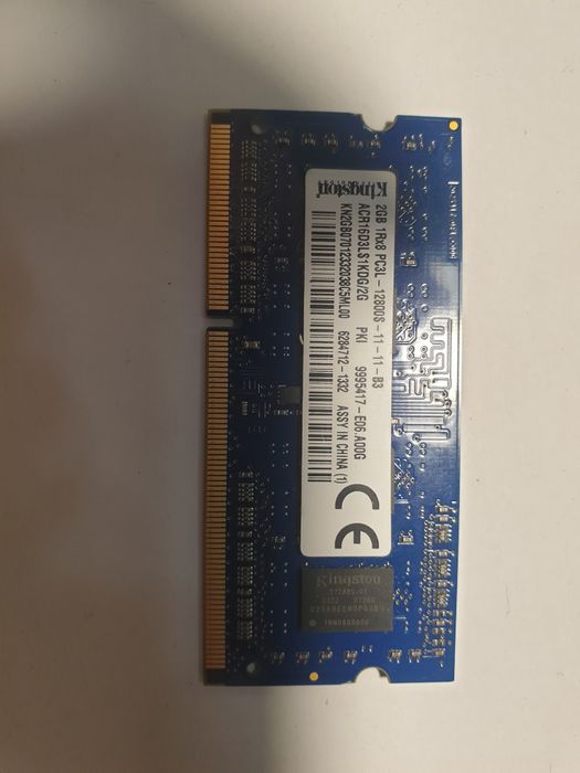 Kingston DDR3 2GB PCL-12800S