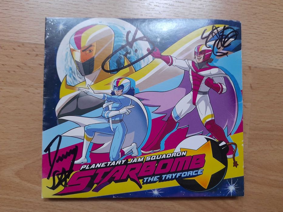 CD Starbomb Assinado - The Tryforce + Poster(Raro!)