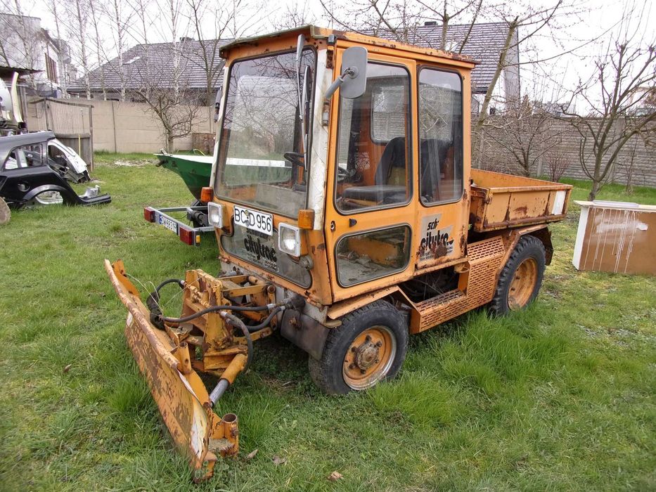 BOSCHUNG CityTrac 40 mini pług kiper SPRAWNY