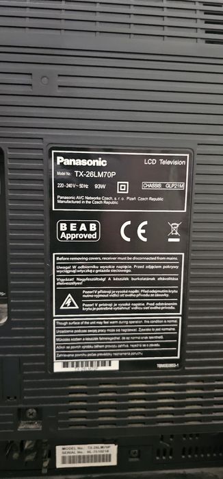 Telewizor Panasonic 26". Zamiana na telefon.