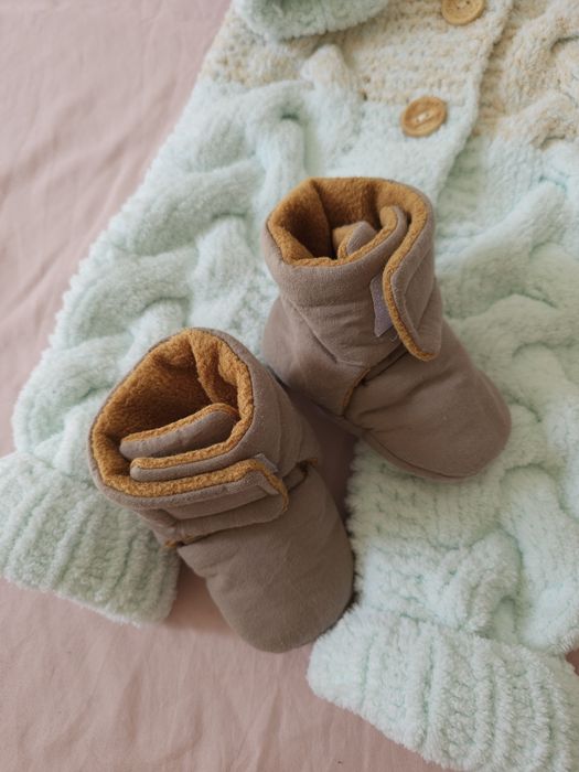 В'язаний демі комбінезон на дівчинку 3/6 міс