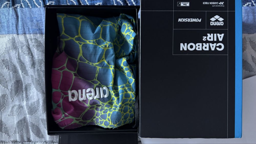 Calções natação competição ARENA Carbon Air 2 Caimano