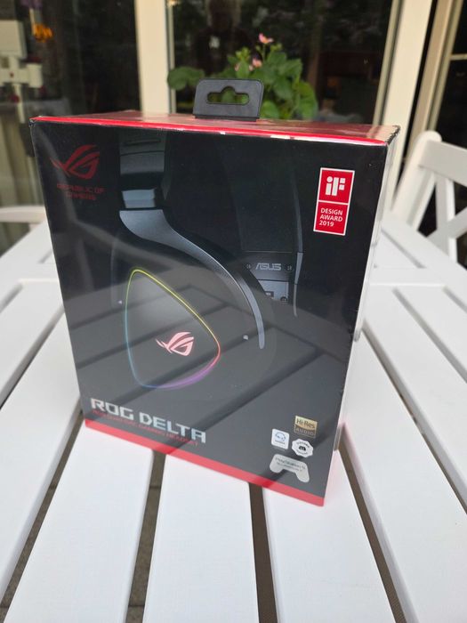 Słuchawki gamingowe ASUS ROG Delta, NOWE, oryginalnie zapakowane!