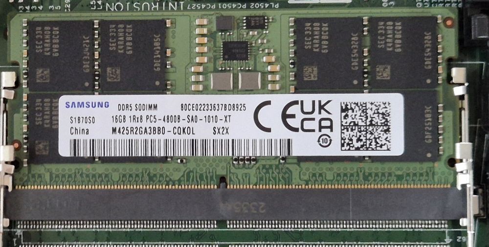 Pamięć RAM DDR5 Samsung 16GB 4800MHz SO-DIMM (do laptopa)
