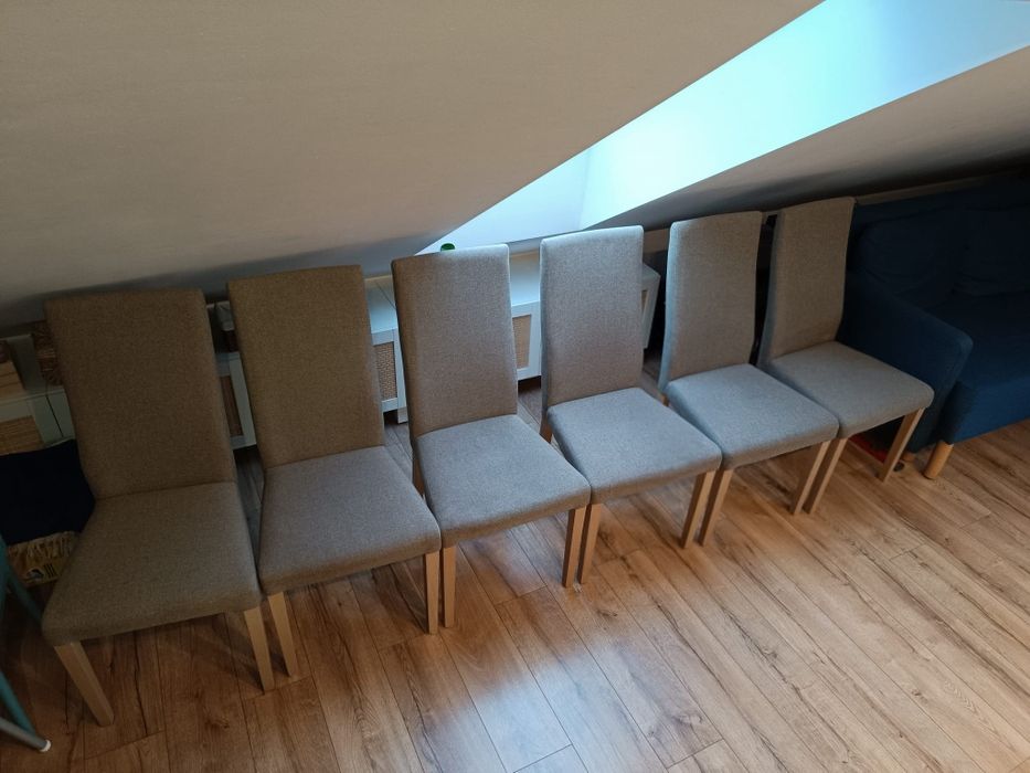 Krzesła tapicerowane 6szt.