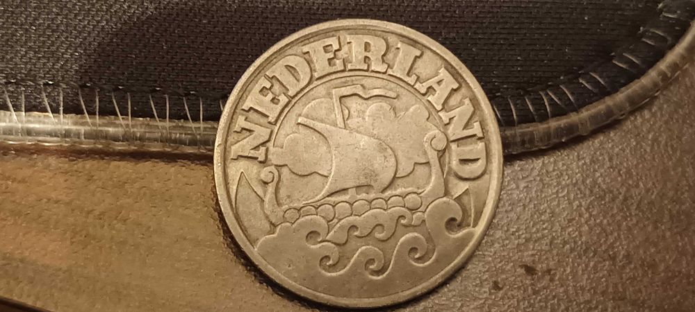 Moneta Holandia 25 centów, 1941,Cynk