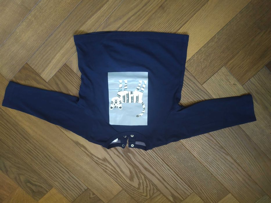 T-shirt bluzka na długi rękaw Armani