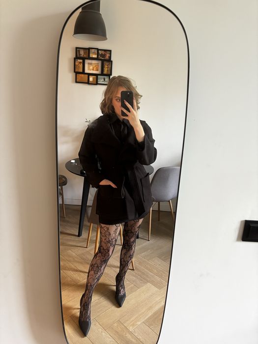 Plaszcz krotki elegancki S/M/L oldmomey fall jesień