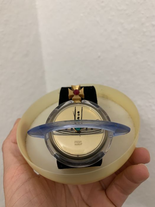 Damski zegarek Swatch POP, 1993  projek Vivien Westwood