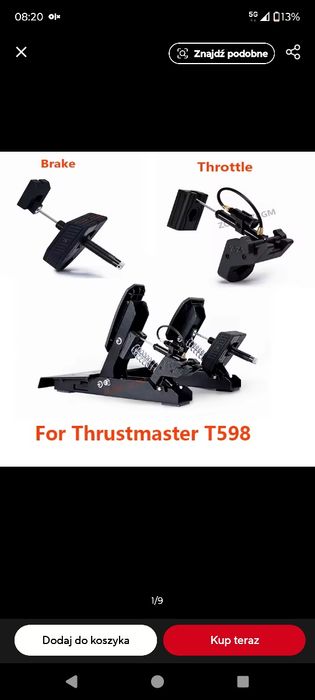 Thrustmaster T598 brake mod