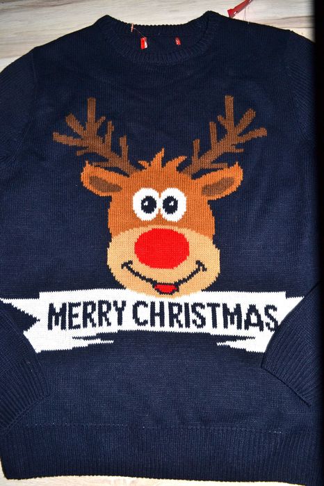 93^ primark Świąteczny sweter Renifer S/M
