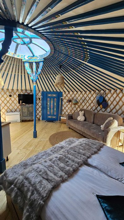 Domki letniskowe ZALEW SULEJOWSKI /JURTA/ Glamping - 5 os. Panieński, Komunia