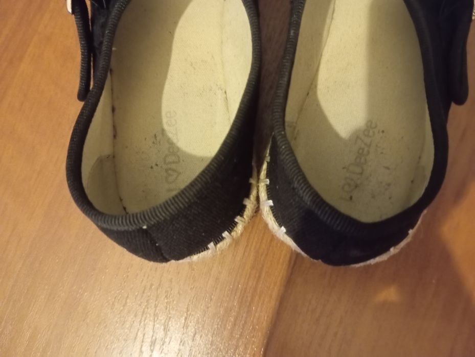 Espadryle czarne DeeZee rozmiar 39