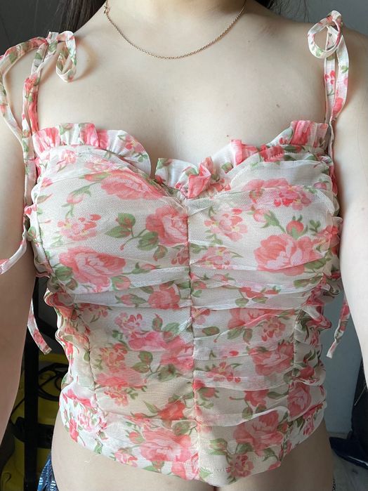 Coquette style crop tops