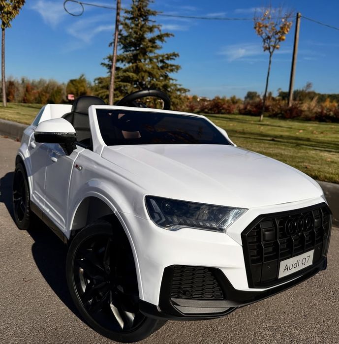 Детский электромобиль Ауди Q7 дитячий електромобіль на ева резині