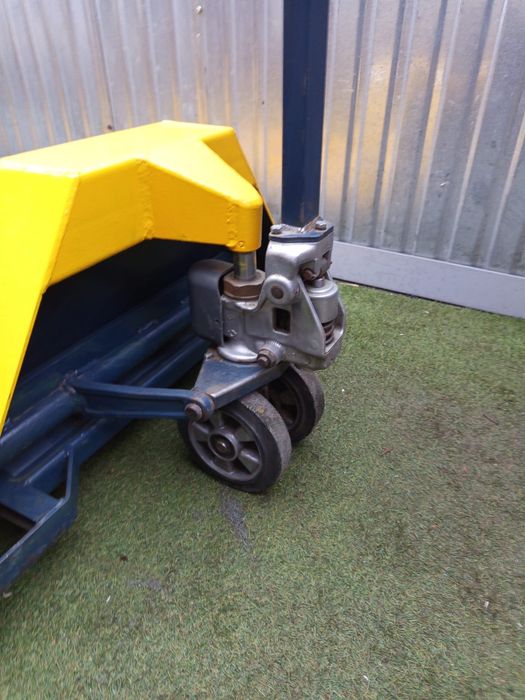 Wózek paletowy paleciak z podłogą platforma!