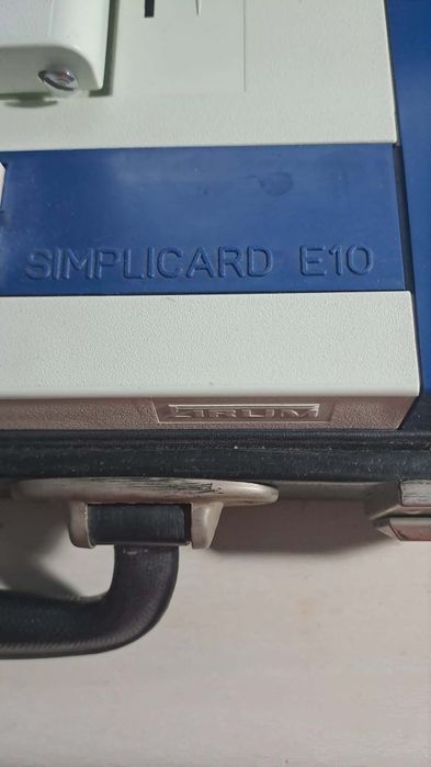 Elektrokardiograf EKG SIMPLICARD E10 FARUM 1979 PRL w walizce