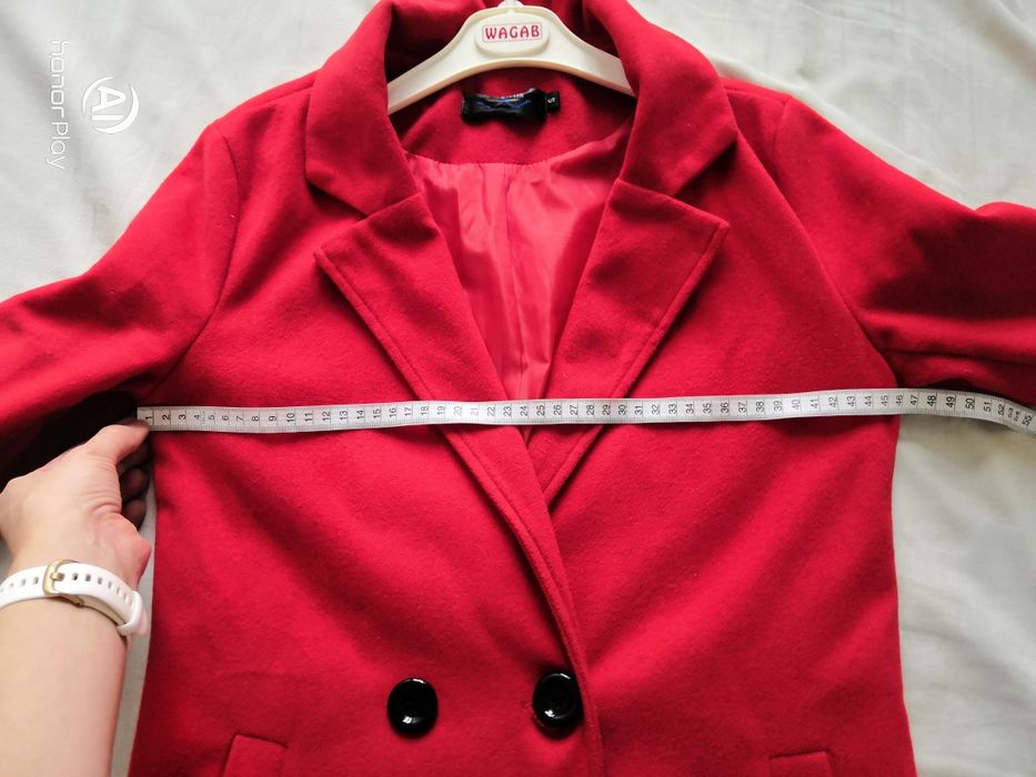 Płaszczyk czerwony, rozmiar S