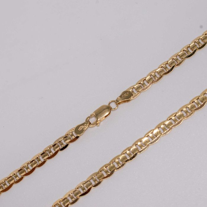 Złoty łańcuszek 585 19,68gram 60cm Gucci PEŁNY 5mm WYSYŁKA GRATIS