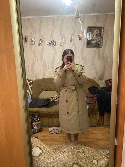 Тренч,осінь-зима. Теплий