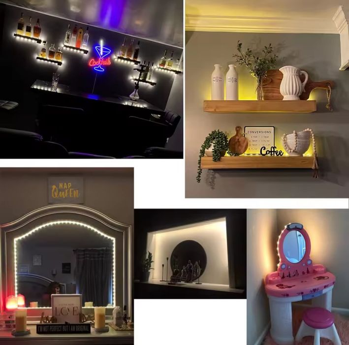 Світлодіодна Led стрічка на липкій основі.