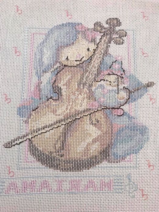 Quadro em Ponto Cruz com moldura