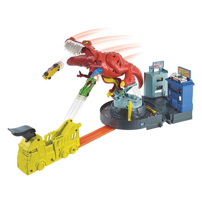 Hot Wheels T-Rex Rampage Dinossauro Como Novo (VER VIDEO))