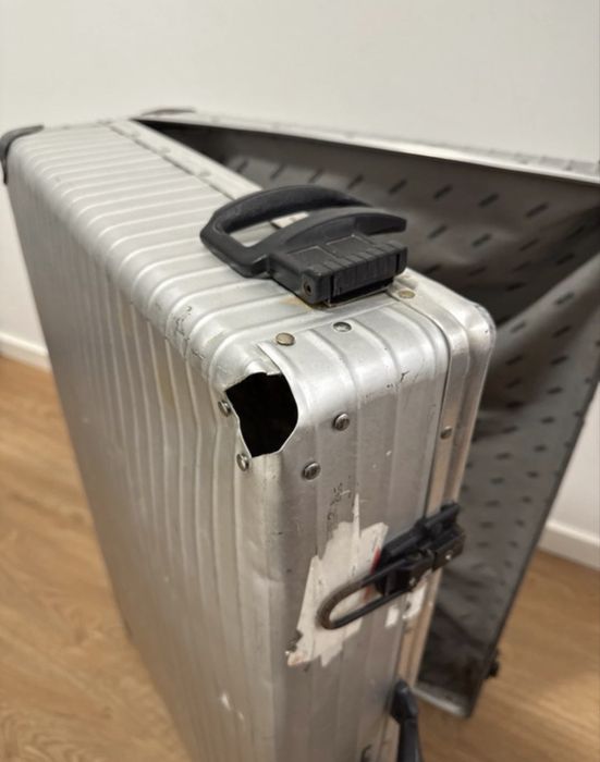 Maleta grande rimowa vintage aluminio