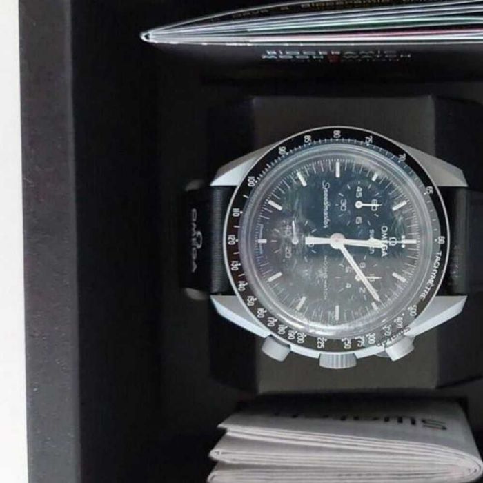 Omega x Swatch Mission Moon SO33M100 - Diamentowy Blask