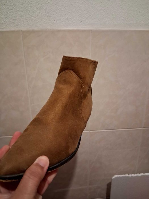 Vestido Zara,com botim Lefties