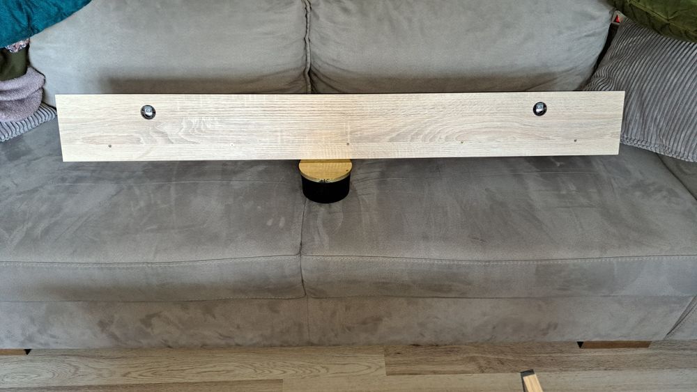 Półki wiszące dąb sonoma