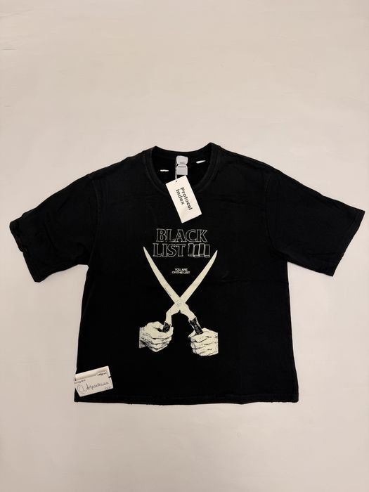 футболка Project Gr PROTOCOL INDEX black list S M L acne studios mm6