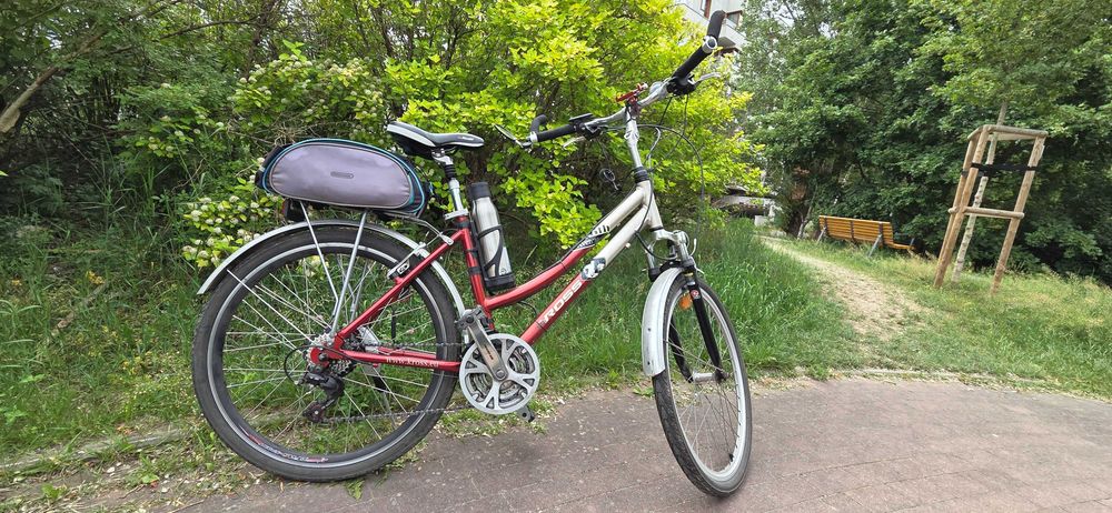 Rower elektryczny Kross, wspomaganie, manetka