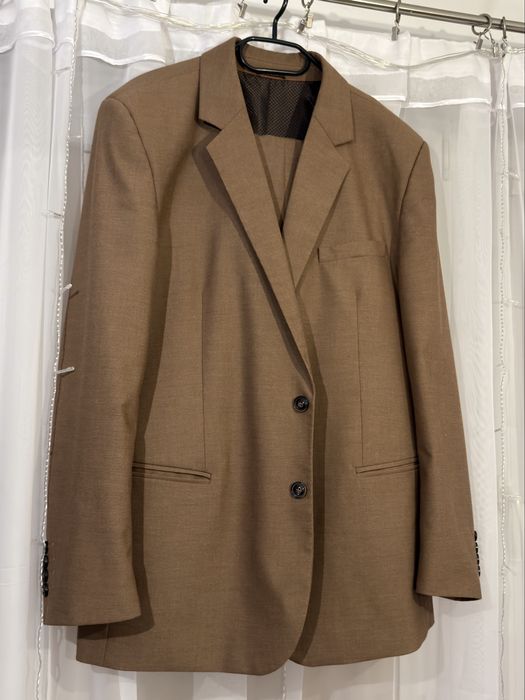 Garnitur męski  PIOBA 102/182  56/182 brązowy stan idealny