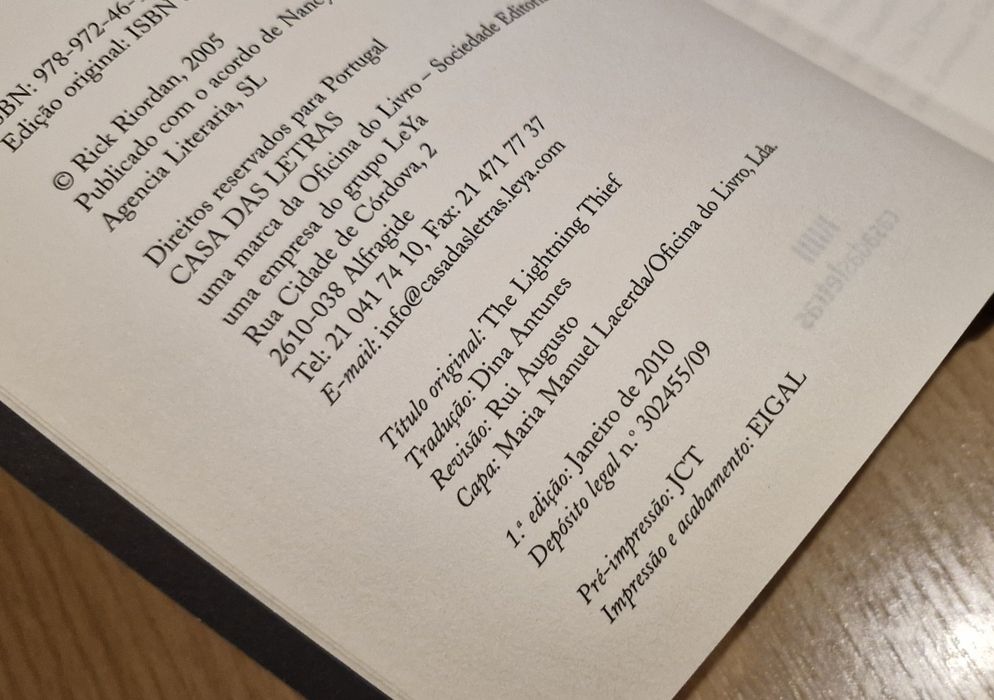 Percy Jackson Os Ladrões do Olimpo 1 EDIÇÃO